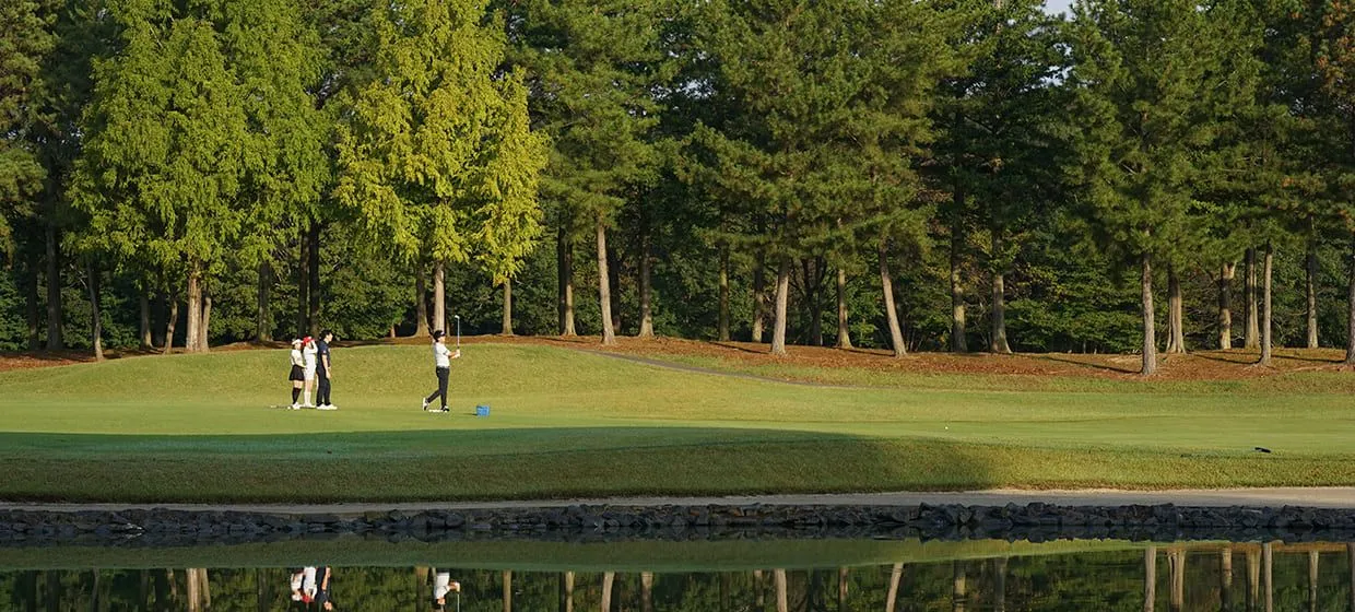 コースラウンドで100切り！
