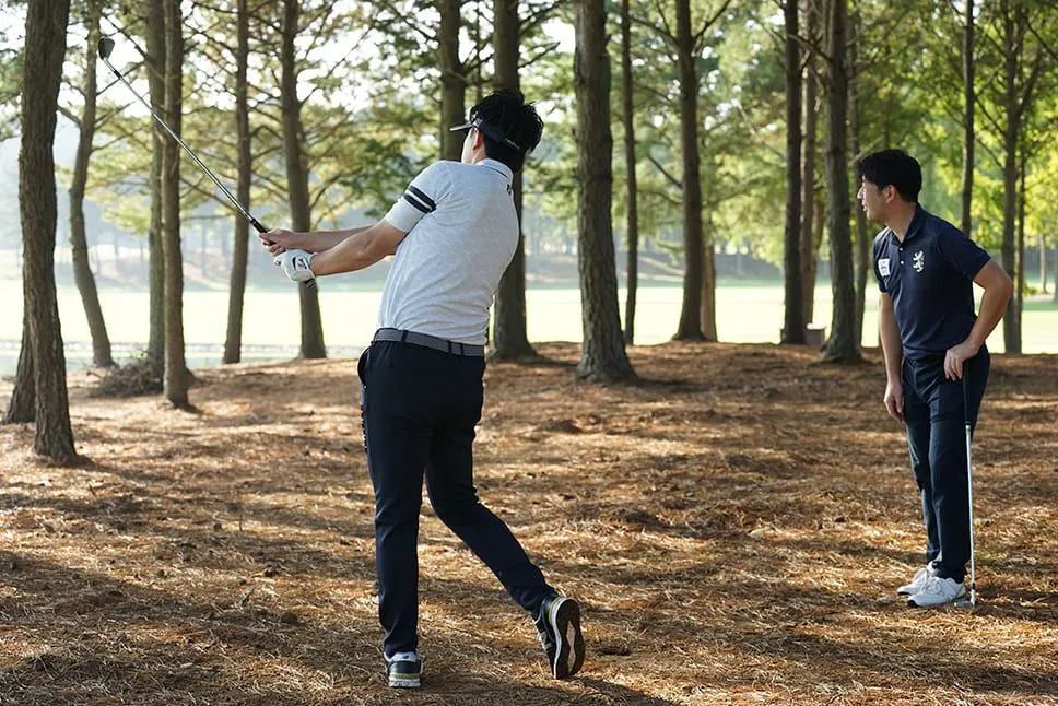 コースラウンドで100切り！